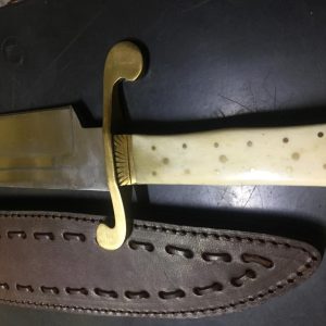 Coltello BOWIE impugnatura in osso